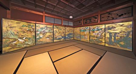 狩野派ふすま絵「再会」 日英に離散、150年ぶり｜秋田魁新報電子版