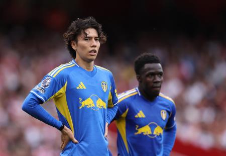 田中碧、右膝負傷で数週間離脱 サッカー、リーズMF｜秋田魁新報電子版