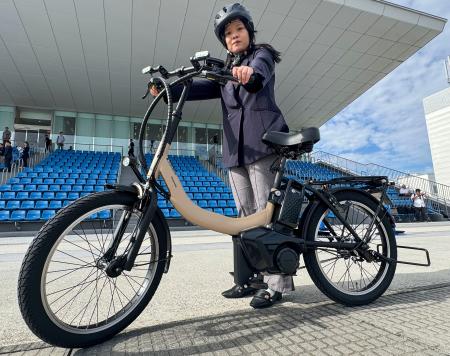 パナ、こがない電動自転車 免許不要、短距離移動に｜秋田魁新報