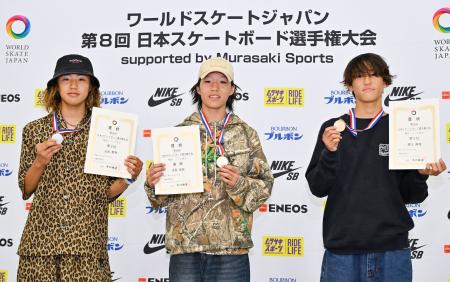 スポーツ選手 nwo2 永原依弦、長谷川瑞穂が初優勝 スケボー日本選手権パーク｜秋田魁新報