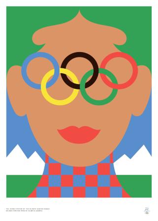公式アートポスターを発表 ミラノ冬季五輪・パラ組織委｜秋田魁新報電子版