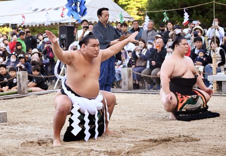 豊昇龍、熊本で土俵入り 子どもとの交流楽しむ｜秋田魁新報電子版