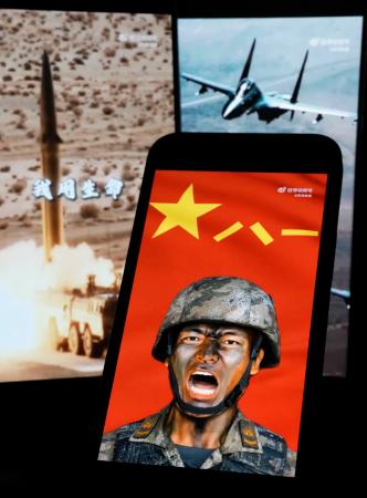 中国軍「開戦動画」で威嚇 ミサイル場面も、高市首相やゆ｜秋田魁新報