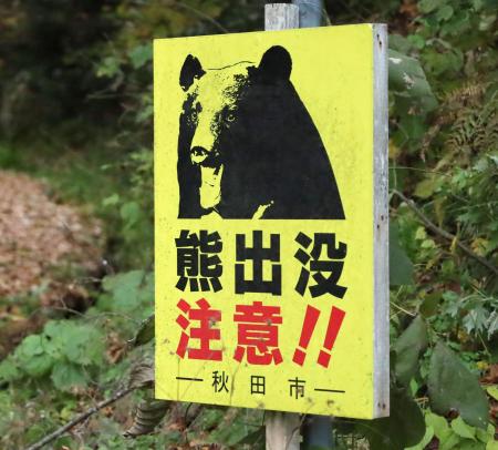 クマ、東北企業の28％に影響 注意喚起やイベント中止も｜秋田魁新報
