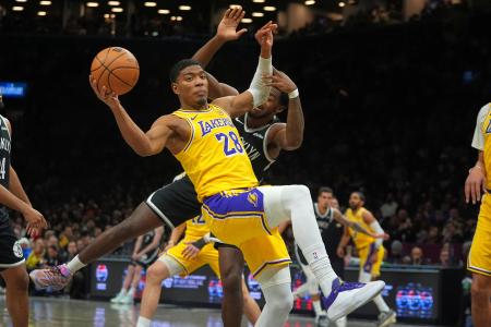 NBA、レーカーズ八村は5得点 ネッツ戦に勝利｜秋田魁新報電子版