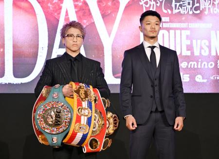 井上尚弥と中谷潤人、東京D決戦 5月2日、井上拓真―井岡一翔も｜秋田