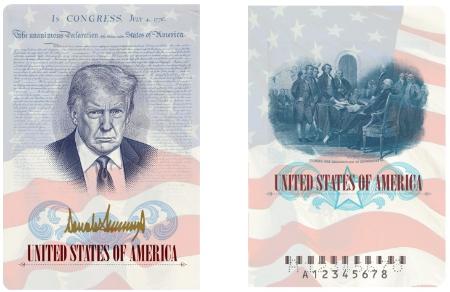 米旅券にトランプ氏肖像画 建国250年記念で発行へ｜秋田魁新報電子版