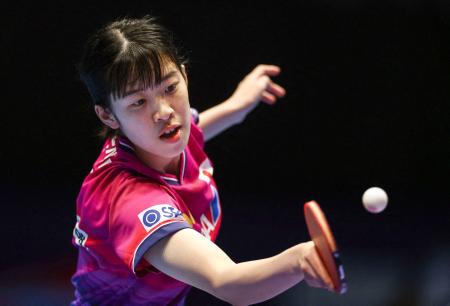 早田を温存、それでも完勝 日本、初出場コンビが活躍｜秋田魁新報電子版