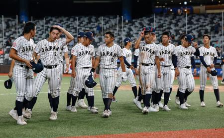 日本、韓国に逆転負け 野球U―18アジア選手権｜秋田魁新報電子版